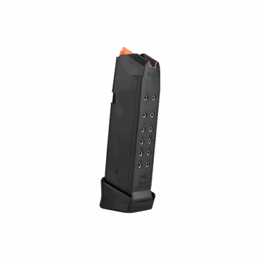 OEM Glock 9x19 17+2 Magazine with Orange Follower - 19 Rounds