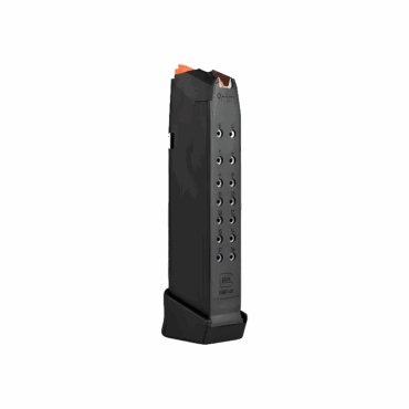 OEM Glock 9x19 15+2 Magazine with Orange Follower - 17 Rounds
