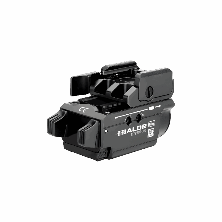 ⁦Olight Baldr Mini ו-Baldr RL Mini Combo – פנס טקטי LED עם לייזר ירוק או אדום⁩ – תמונה ⁦3⁩