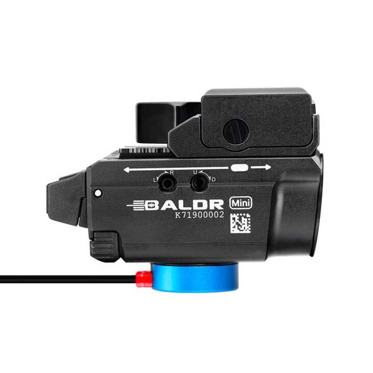⁦Baldr RL Mini - פנס טקטי לד 600 לומן עם ציין אדום⁩ – תמונה ⁦4⁩