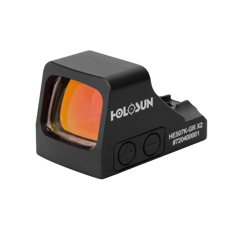 כוונת אופטית פתוחה Holosun HE507K-GR X2 לאקדח - Green Dot & Circle