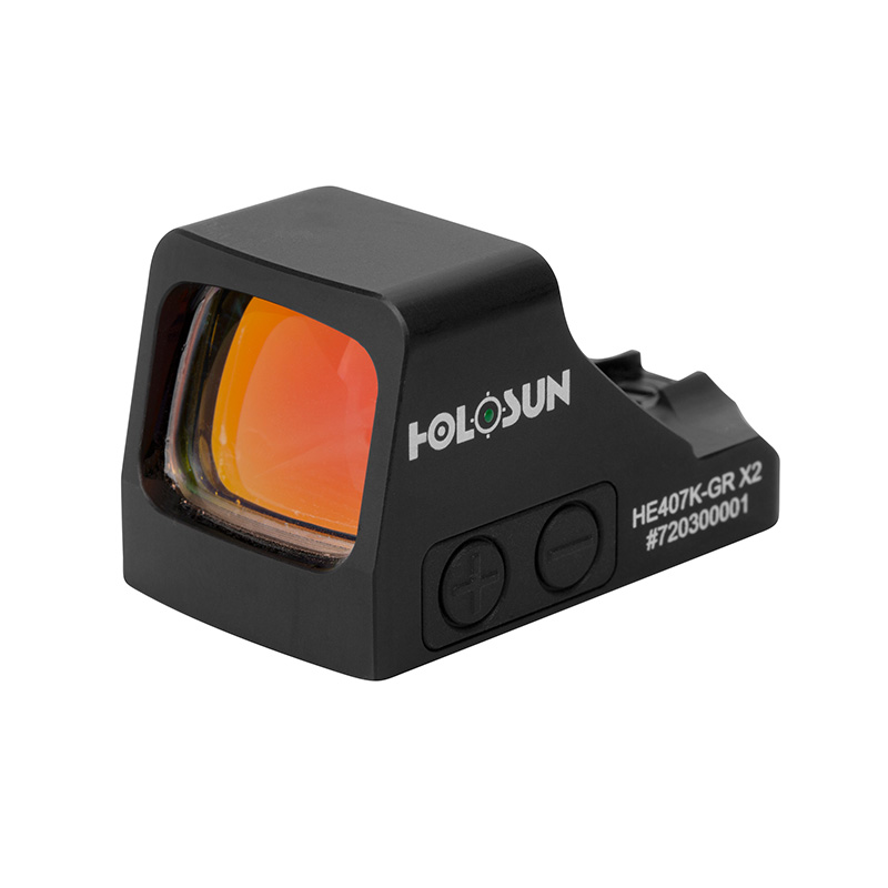 כוונת אופטית פתוחה Holosun HE407K-GR X2 לאקדח - גרין דוט